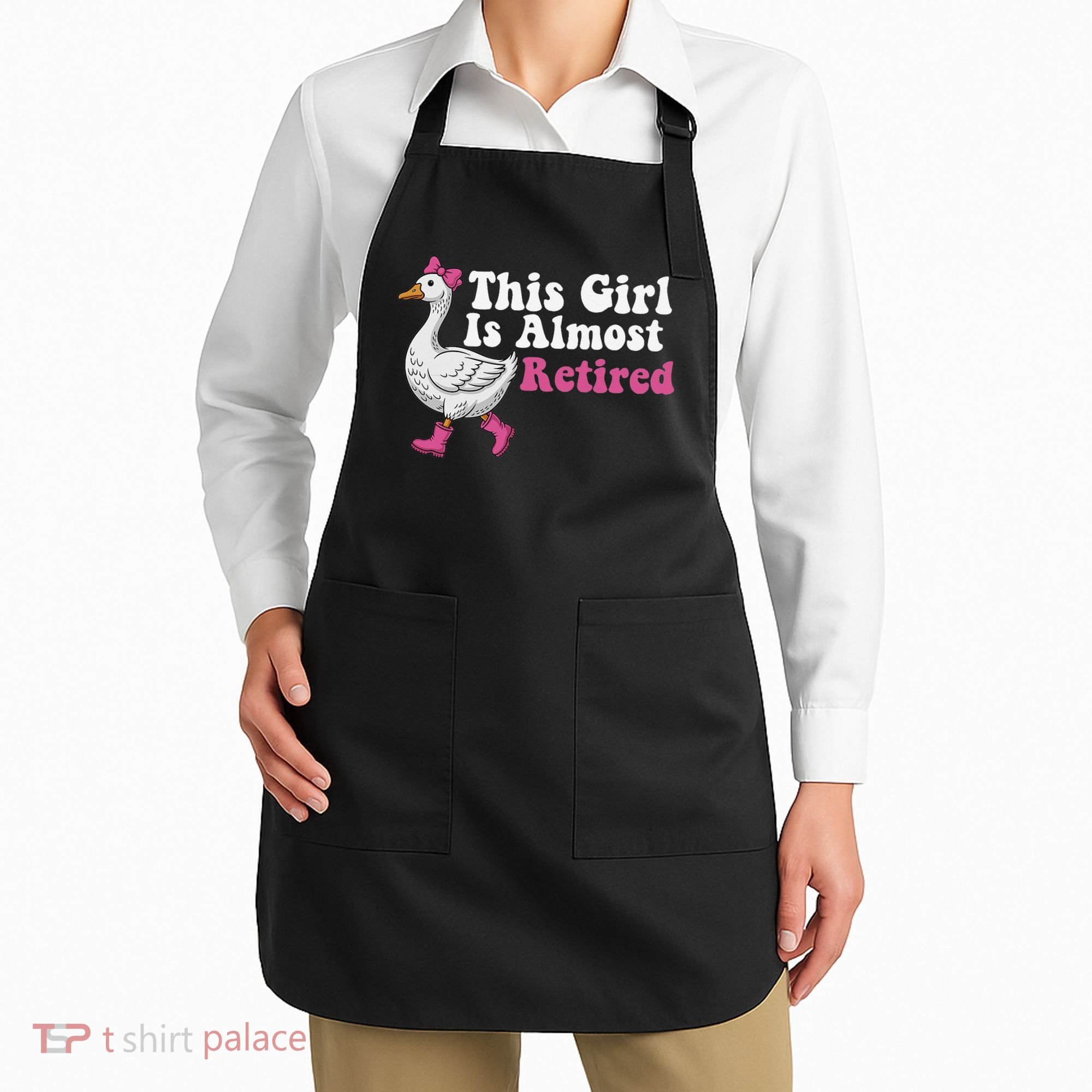 This Girl Is Almost Retired Retiring Soon Retirement Retro Apron