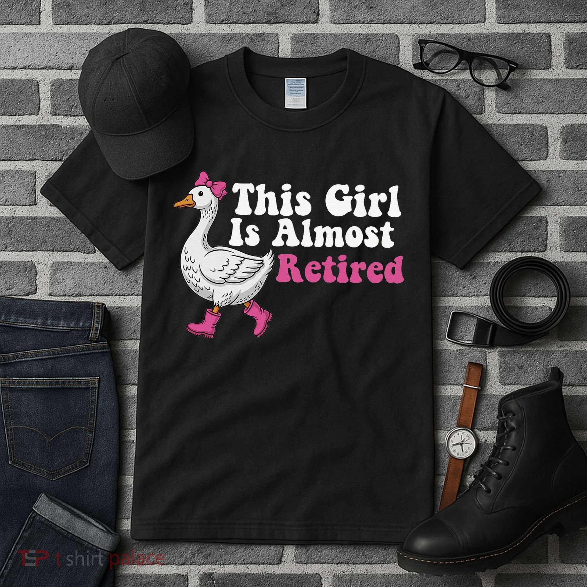 This Girl Is Almost Retired Retiring Soon Retirement Retro Tall T-Shirt