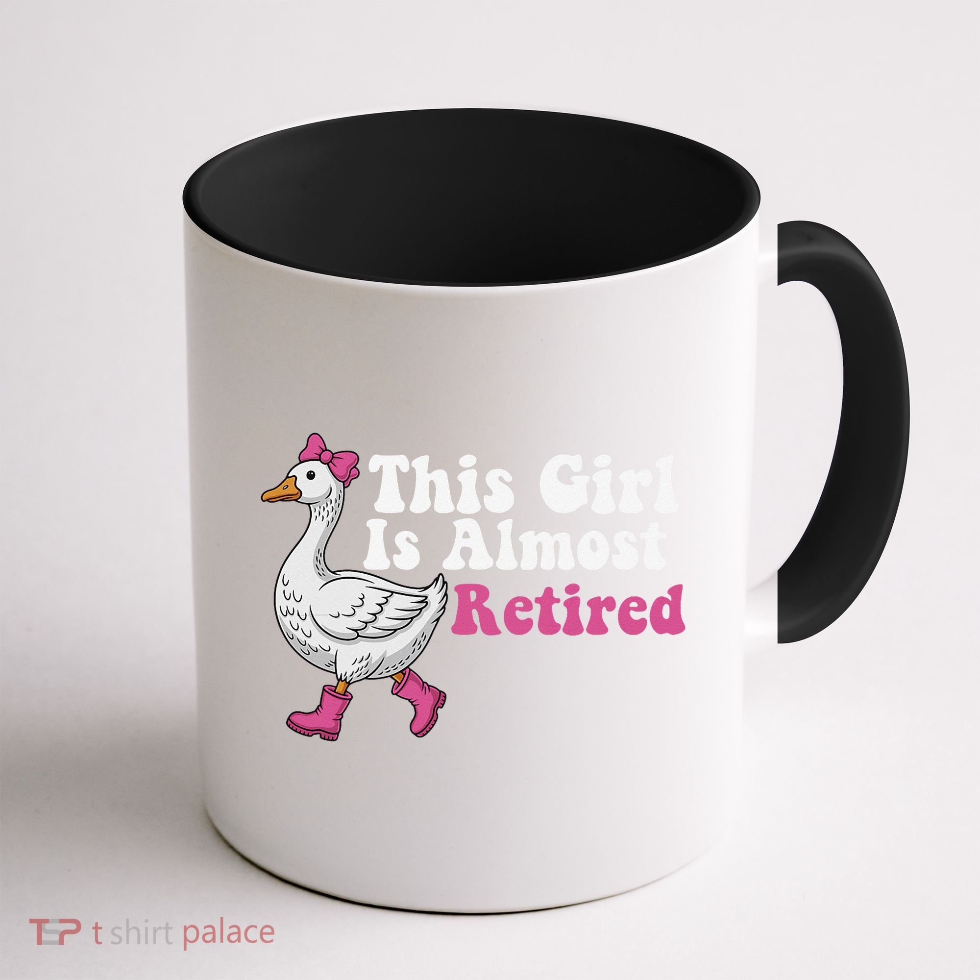 This Girl Is Almost Retired Retiring Soon Retirement Retro Coffee Mug