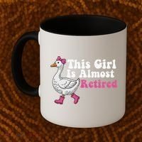 This Girl Is Almost Retired Retiring Soon Retirement Retro Coffee Mug thumb 2