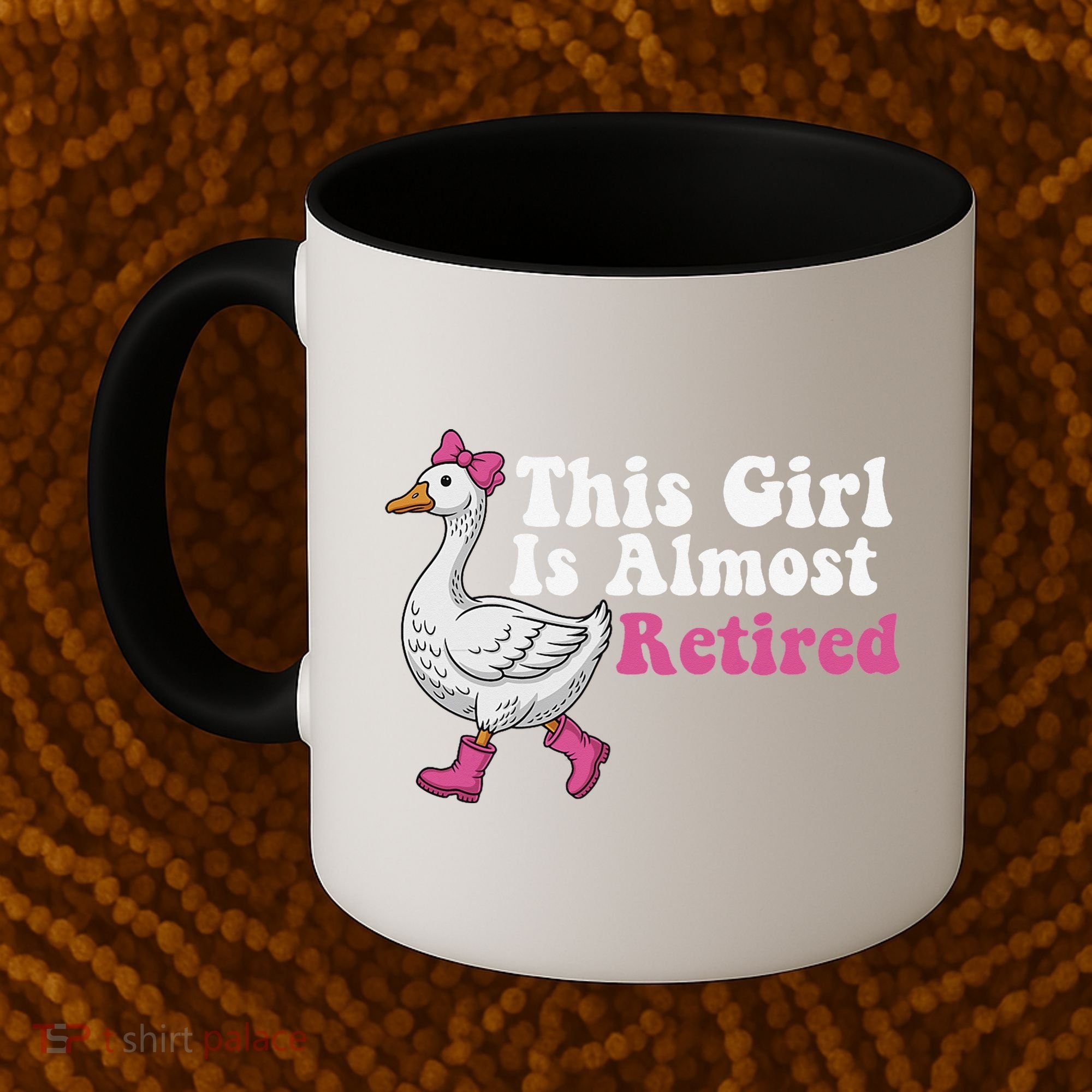 This Girl Is Almost Retired Retiring Soon Retirement Retro Coffee Mug