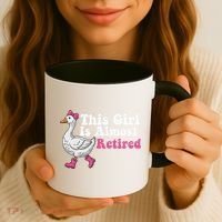 This Girl Is Almost Retired Retiring Soon Retirement Retro Coffee Mug thumb 3