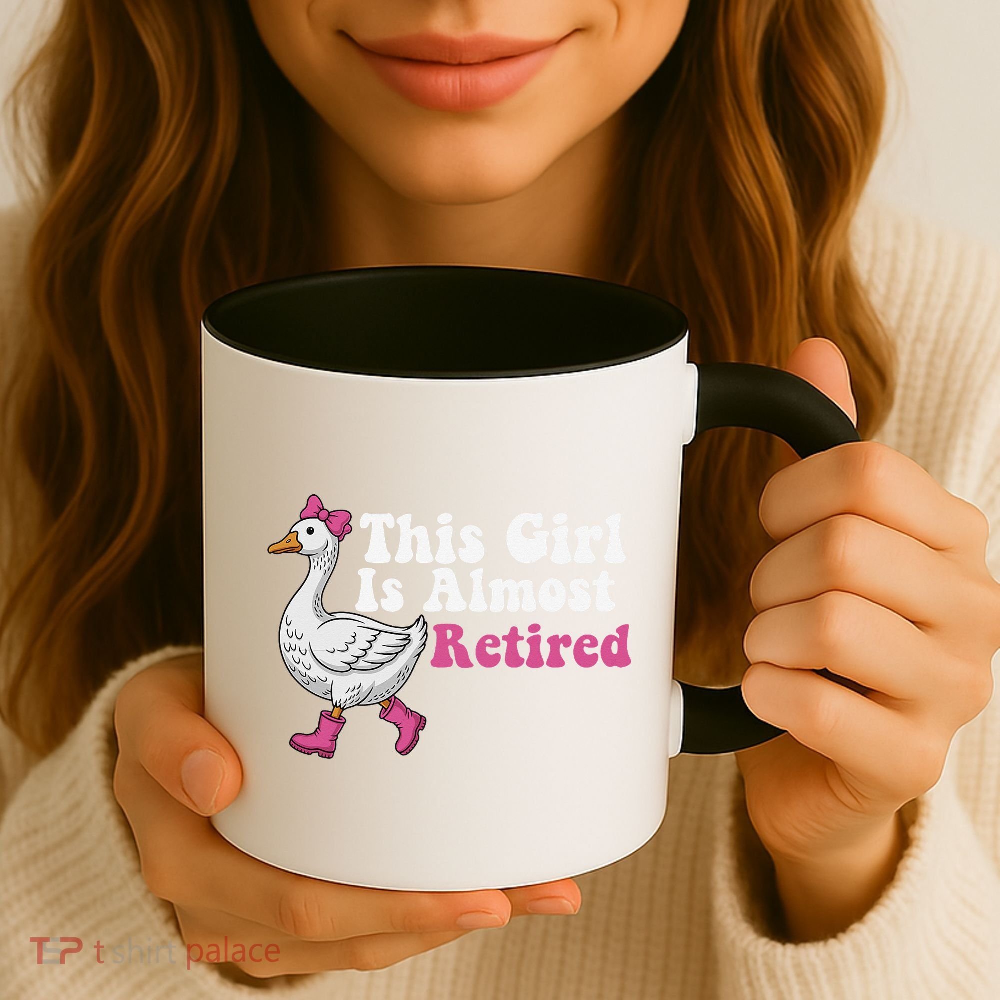 This Girl Is Almost Retired Retiring Soon Retirement Retro Coffee Mug