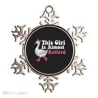 This Girl Is Almost Retired Retiring Soon Retirement Retro Ornament thumb 0