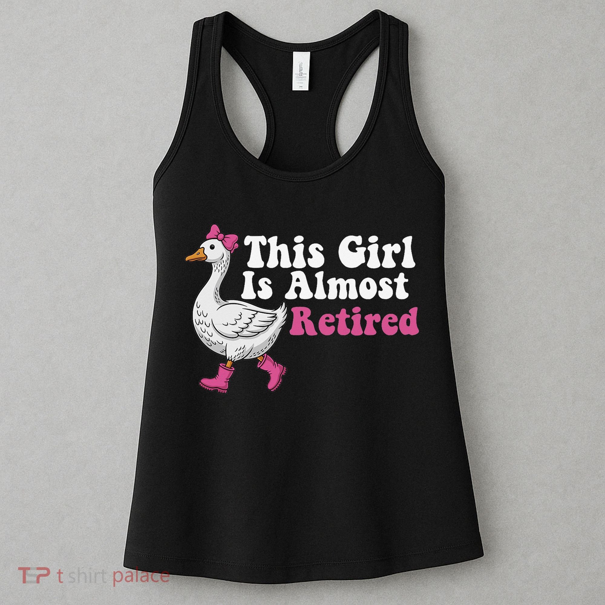 This Girl Is Almost Retired Retiring Soon Retirement Retro Women's Tank Top