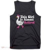 This Girl Is Almost Retired Retiring Soon Retirement Retro Tank Top thumb 0