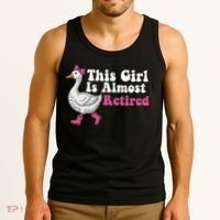 This Girl Is Almost Retired Retiring Soon Retirement Retro Tank Top thumb 3