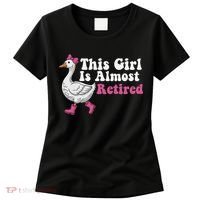This Girl Is Almost Retired Retiring Soon Retirement Retro Women's T-Shirt thumb 0