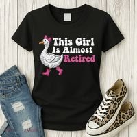 This Girl Is Almost Retired Retiring Soon Retirement Retro Women's T-Shirt thumb 3