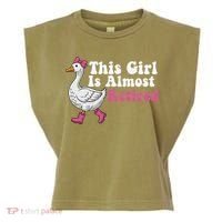 This Girl Is Almost Retired Retiring Soon Retirement Retro Garment-Dyed Women's Muscle Tee thumb 0