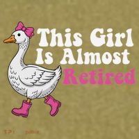 This Girl Is Almost Retired Retiring Soon Retirement Retro Garment-Dyed Women's Muscle Tee thumb 6