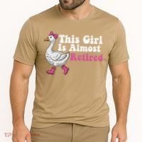 This Girl Is Almost Retired Retiring Soon Retirement Retro Cooling Performance Crew T-Shirt thumb 2