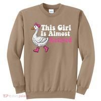 This Girl Is Almost Retired Retiring Soon Retirement Retro Sweatshirt thumb 0