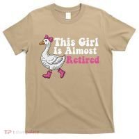 This Girl Is Almost Retired Retiring Soon Retirement Retro T-Shirt thumb 0