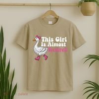 This Girl Is Almost Retired Retiring Soon Retirement Retro T-Shirt thumb 2