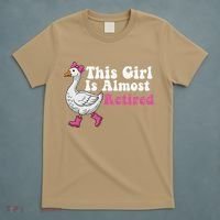 This Girl Is Almost Retired Retiring Soon Retirement Retro T-Shirt thumb 5