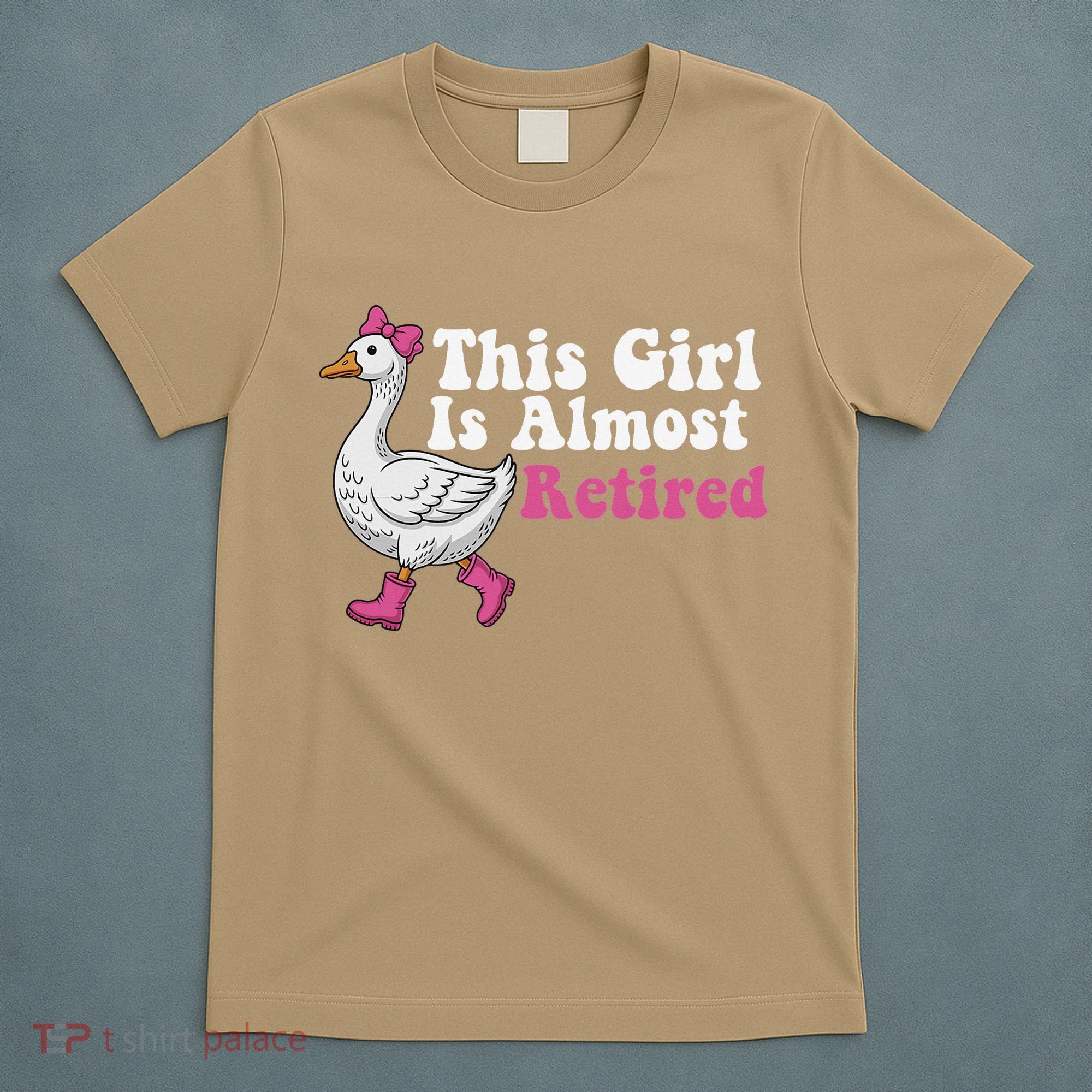 This Girl Is Almost Retired Retiring Soon Retirement Retro T-Shirt
