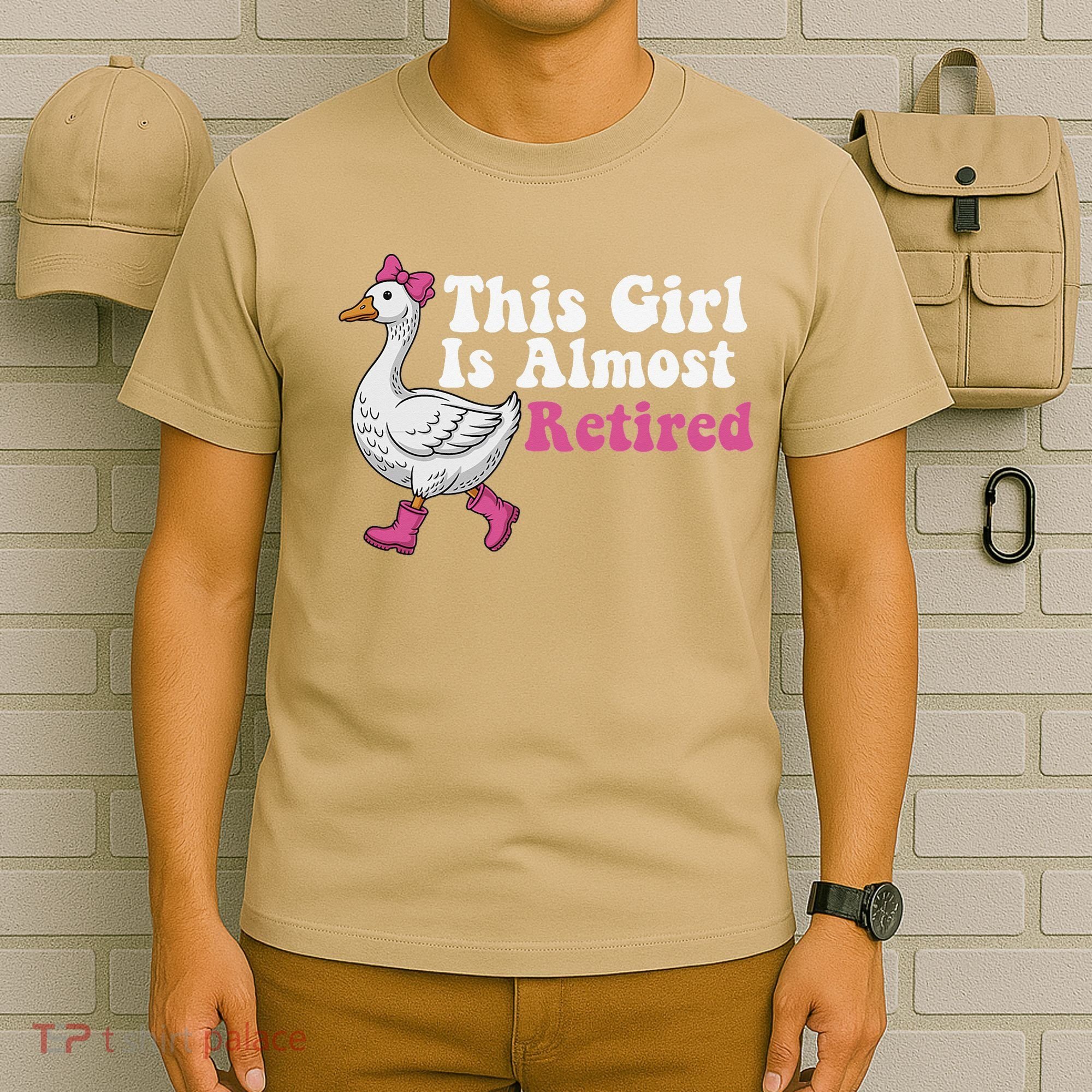 This Girl Is Almost Retired Retiring Soon Retirement Retro T-Shirt