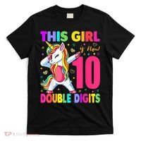This Girl Is Now 10 Double Digits Shirt 10th birthday Gift T-Shirt thumb 0