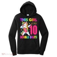 This Girl Is Now 10 Double Digits Shirt 10th birthday Gift Women's Hoodie thumb 0