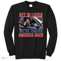 Trump Get In Loser Were Taking America Back Republican Sweatshirt thumb 0