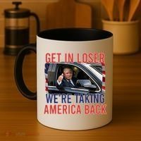 Trump Get In Loser Were Taking America Back Republican Coffee Mug thumb 4
