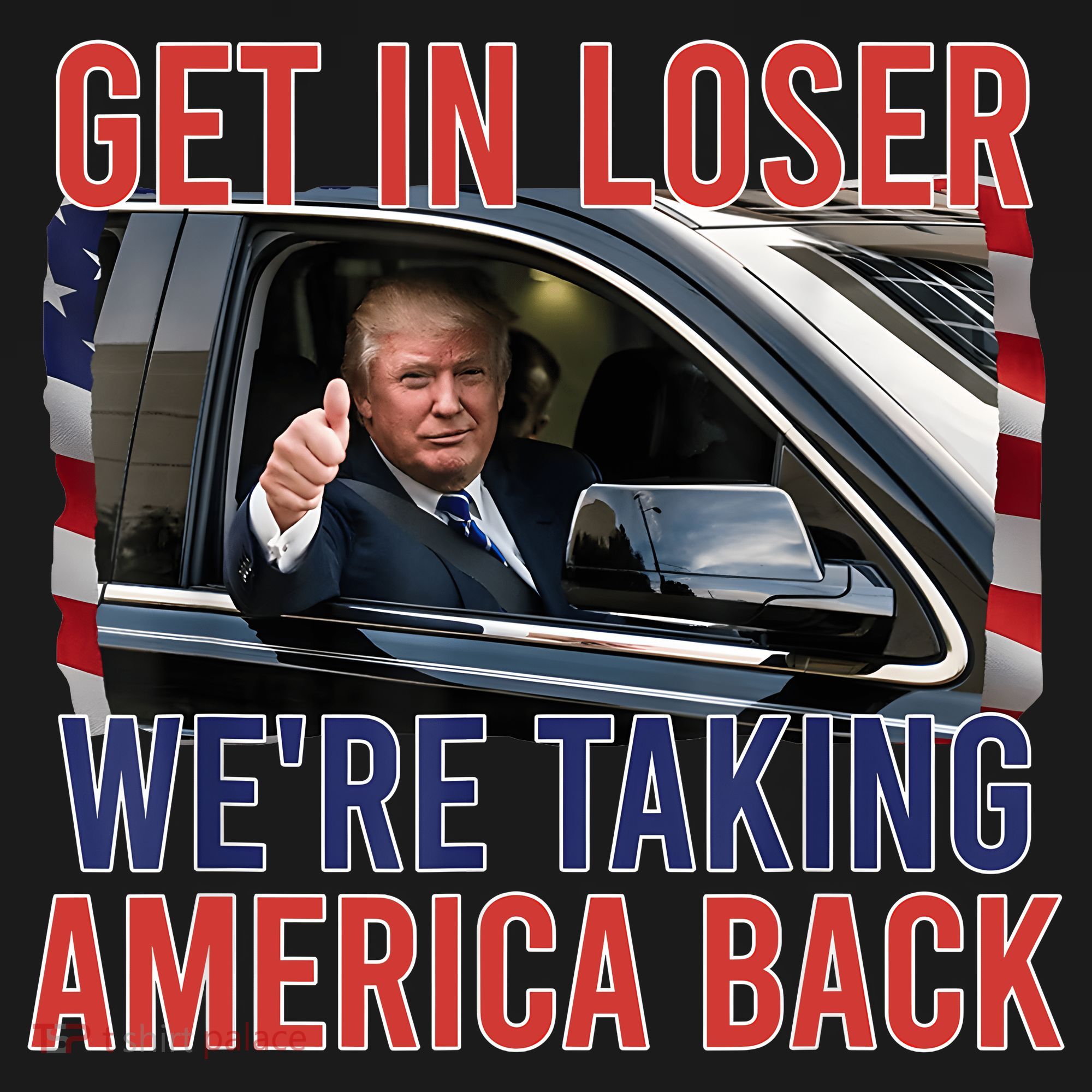 Trump Get In Loser Were Taking America Back Republican Women's Hoodie