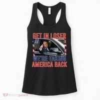 Trump Get In Loser Were Taking America Back Republican Women's Tank Top thumb 0