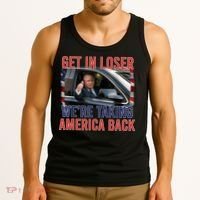 Trump Get In Loser Were Taking America Back Republican Tank Top thumb 3