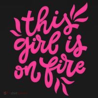 This Girl Is On Fire - Funny Saying Sarcastic Cool Cute Backpack thumb 2