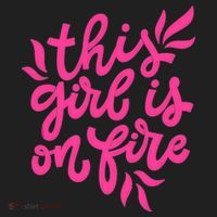 This Girl Is On Fire - Funny Saying Sarcastic Cool Cute Tumbler thumb 3