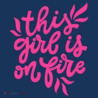 This Girl Is On Fire - Funny Saying Sarcastic Cool Cute Women's Hoodie thumb 2