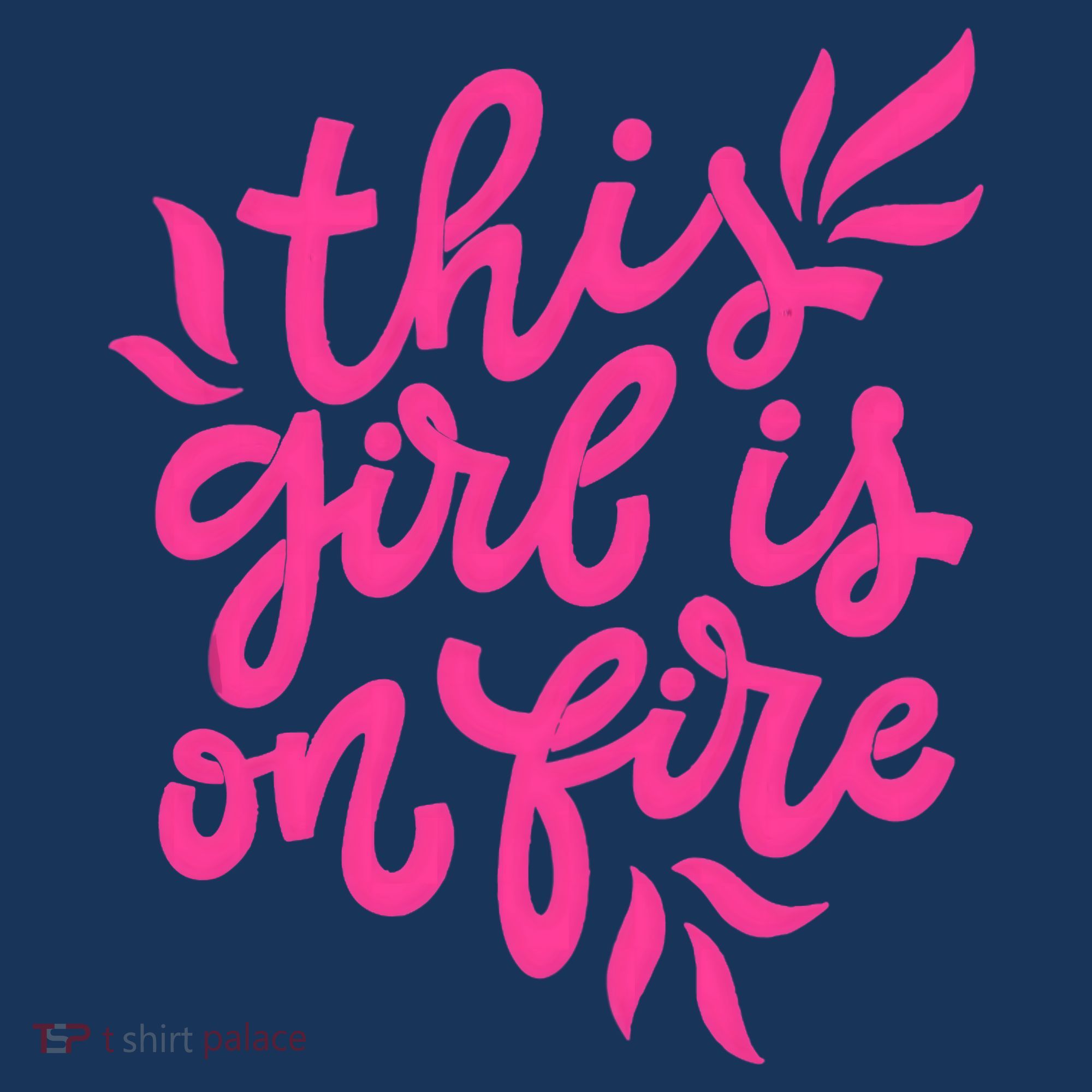 This Girl Is On Fire - Funny Saying Sarcastic Cool Cute Women's Hoodie