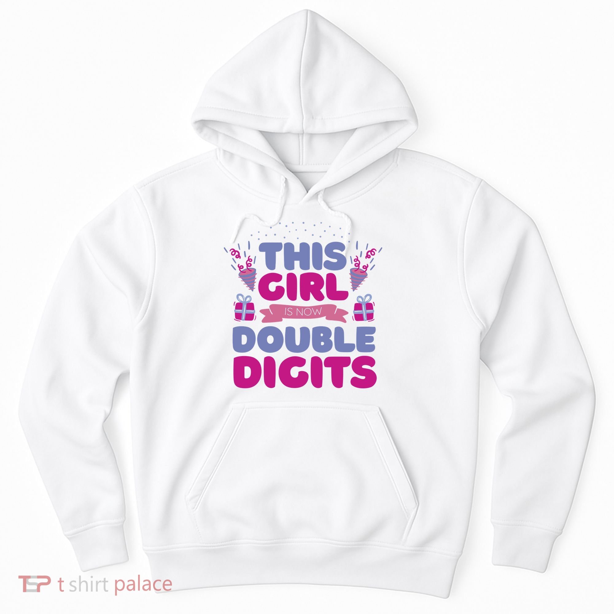 This Girl Is Now Double Digits 10th Birthday Gift Hoodie