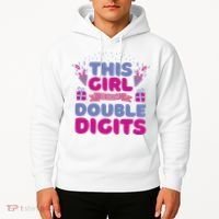 This Girl Is Now Double Digits 10th Birthday Gift Hoodie thumb 2