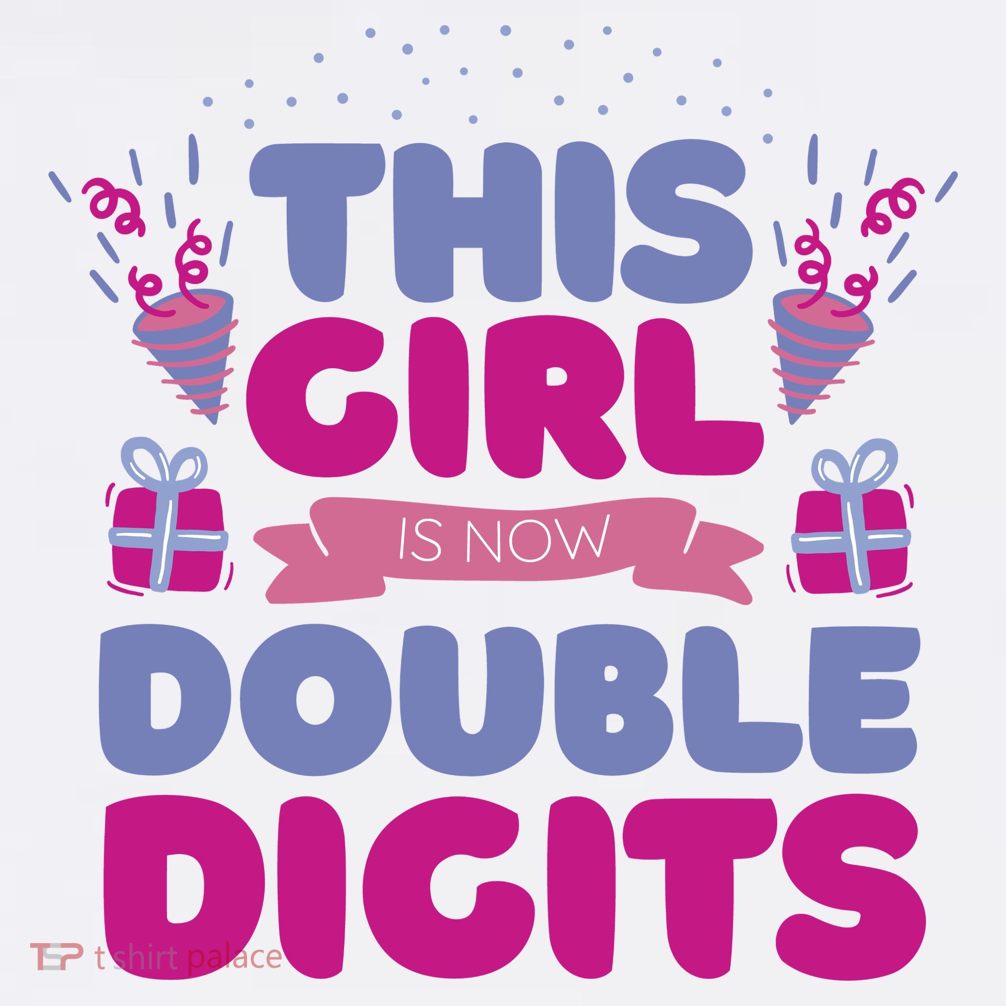 This Girl Is Now Double Digits 10th Birthday Gift Hoodie