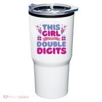 This Girl Is Now Double Digits 10th Birthday Gift Tumbler thumb 0