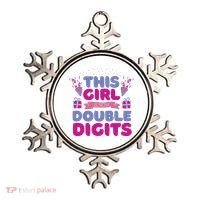 This Girl Is Now Double Digits 10th Birthday Gift Ornament thumb 0