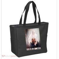Trump God Is On Our Side Jesus Tote Bag thumb 2