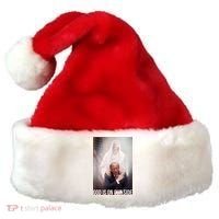 Trump God Is On Our Side Jesus Santa Hat thumb 0