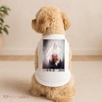Trump God Is On Our Side Jesus Doggie Tank thumb 2