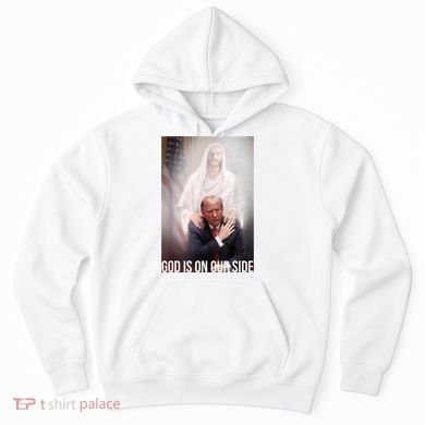 Trump God Is On Our Side Jesus Hoodie