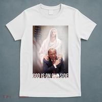 Trump God Is On Our Side Jesus T-Shirt thumb 5