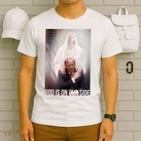 Trump God Is On Our Side Jesus T-Shirt thumb 6