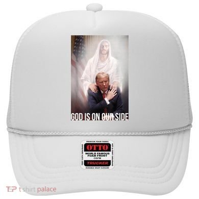 Trump God Is On Our Side Jesus Hat