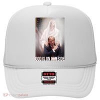 Trump God Is On Our Side Jesus Hat thumb 0