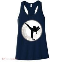 Taekwondo Girl In The Moon Tee Women's Tank Top thumb 0