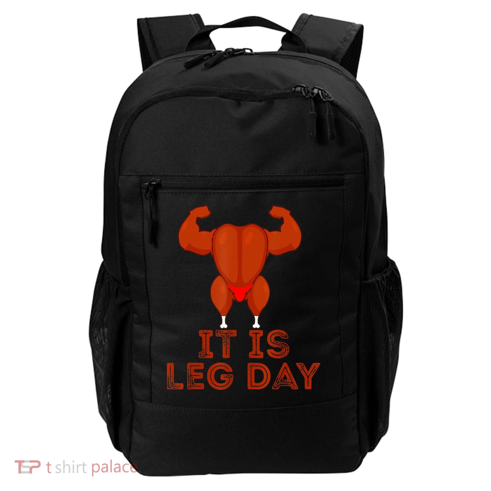 Thanksgiving Gym It's Leg Day Turkey Backpack