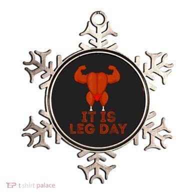Thanksgiving Gym It's Leg Day Turkey Ornament