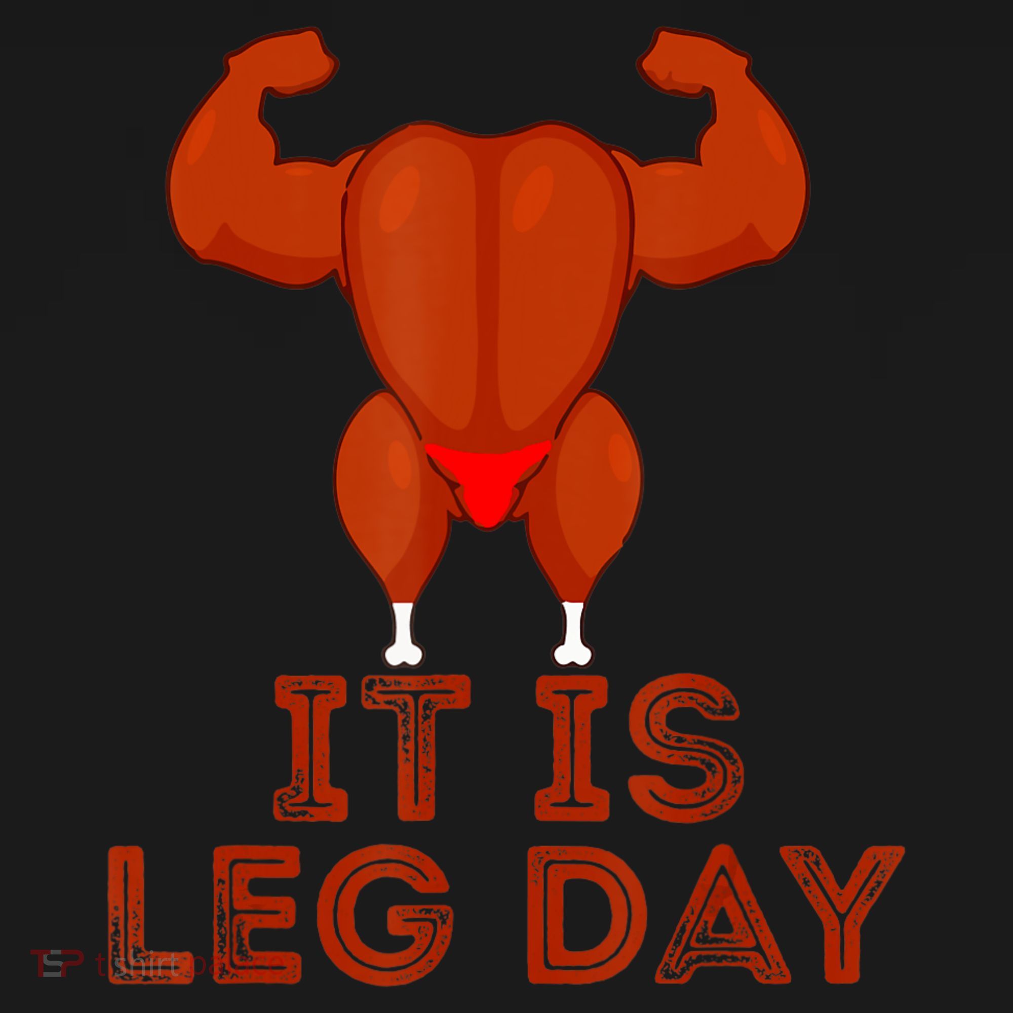 Thanksgiving Gym It's Leg Day Turkey Women's Tank Top